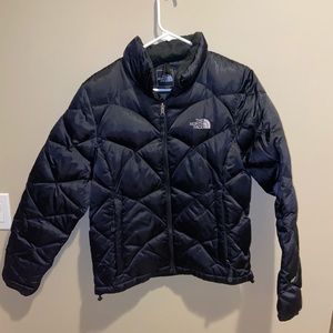 The North Face black puffer